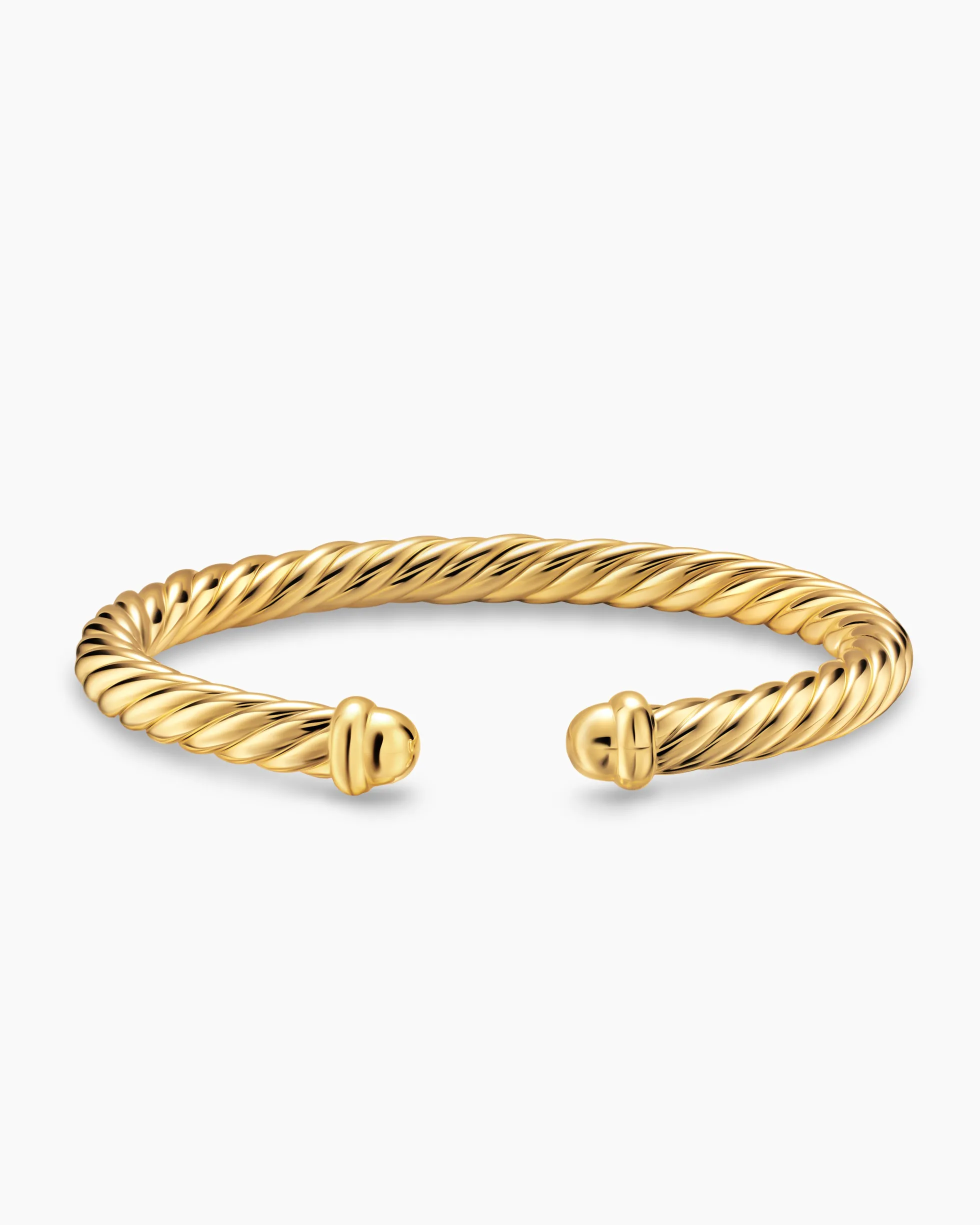 Cablespira® Flex Bracelet 18K Yellow Gold, 6mm