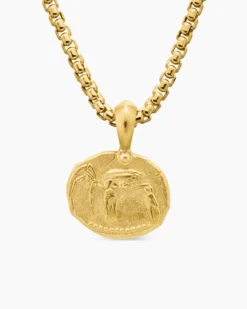 Cancer Amulet 18K Yellow Gold, 17mm