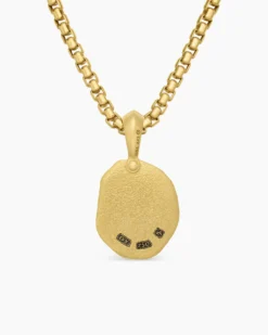 Capricorn Amulet 18K Yellow Gold, 17mm