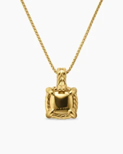 Chatelaine® Pendant Necklace 18K Yellow Gold with Pavé Diamonds, 11mm