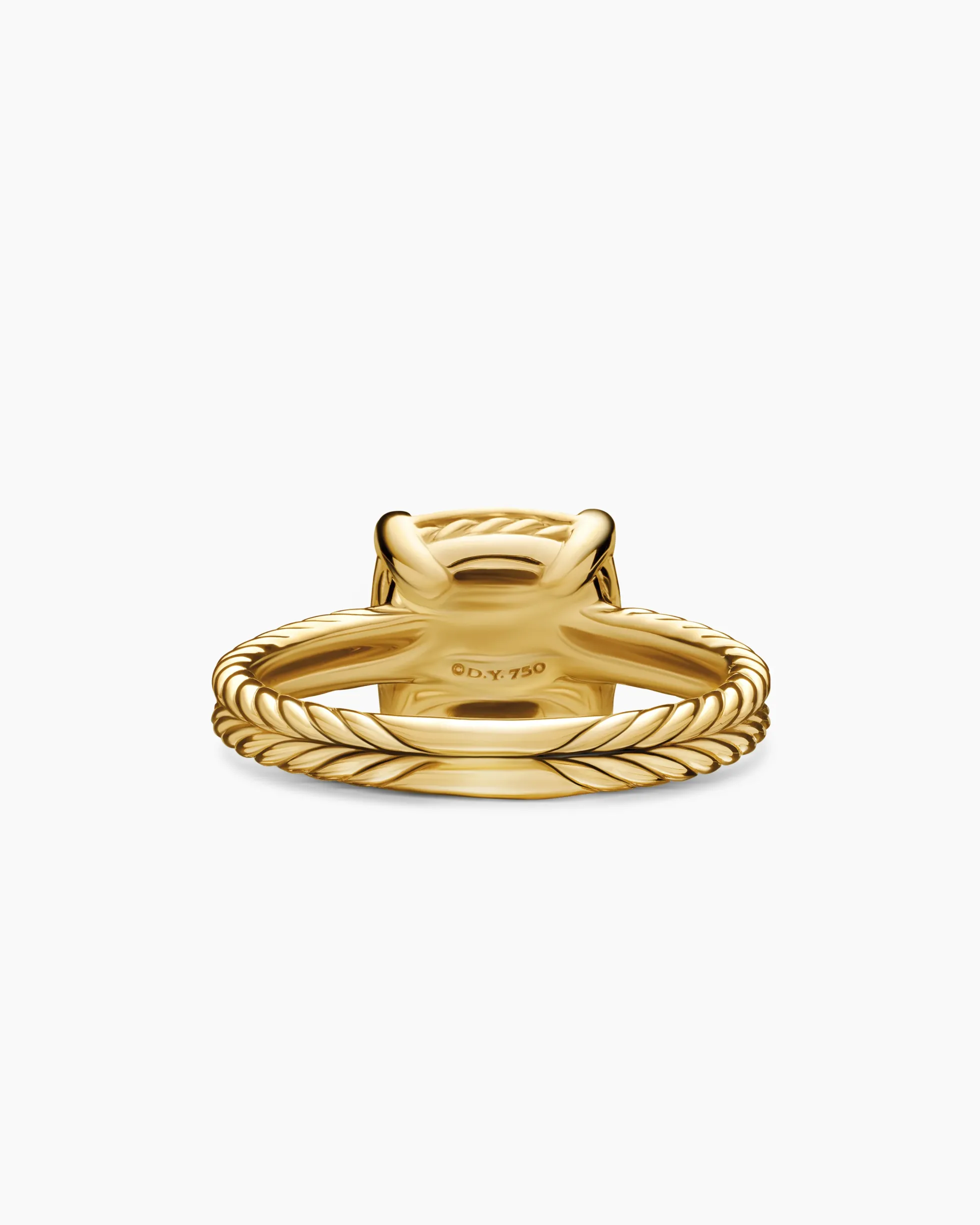 Chatelaine® Ring 18K Yellow Gold with Pavé Diamonds, 11mm