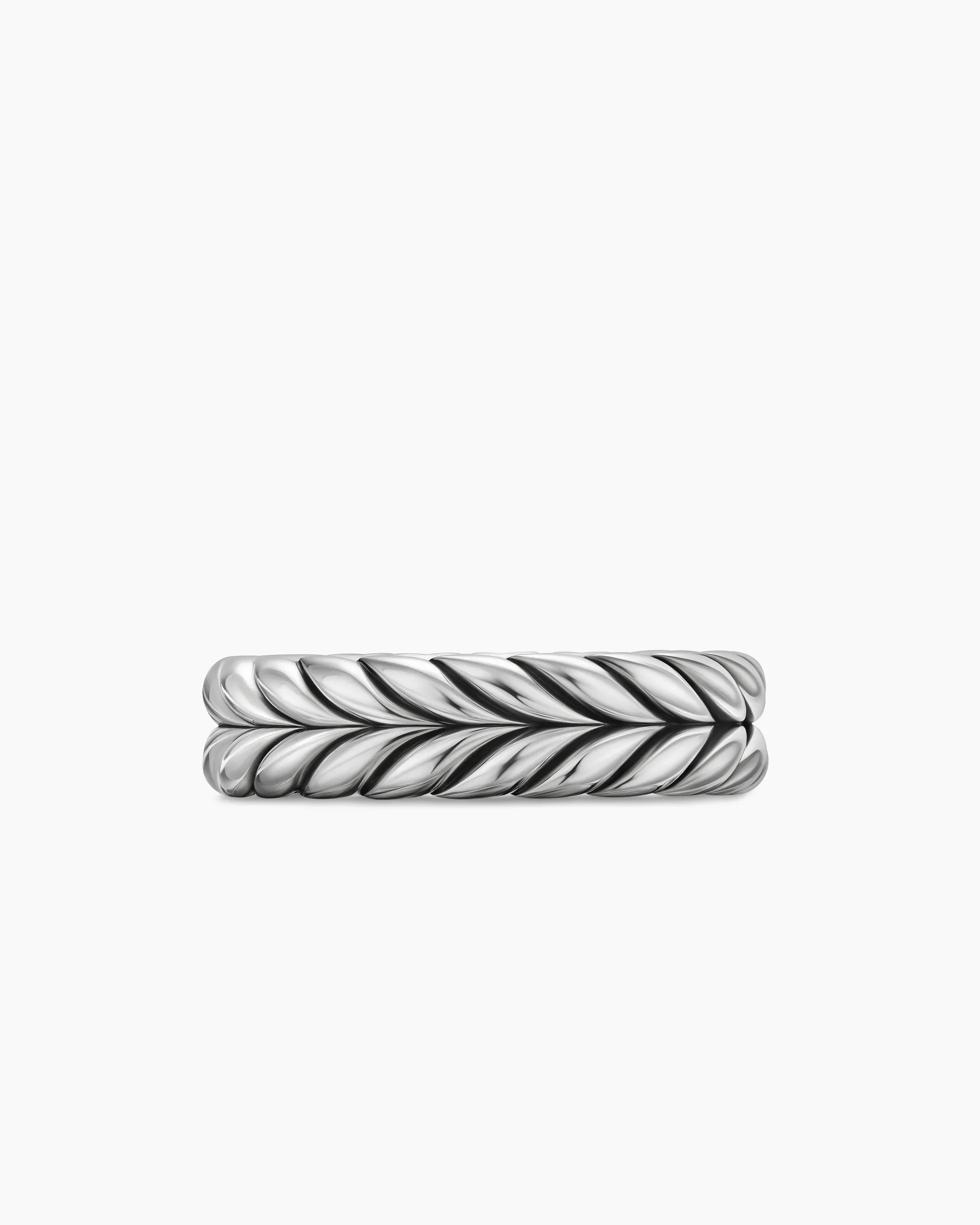 Chevron Band Ring Sterling Silver, 6.2mm