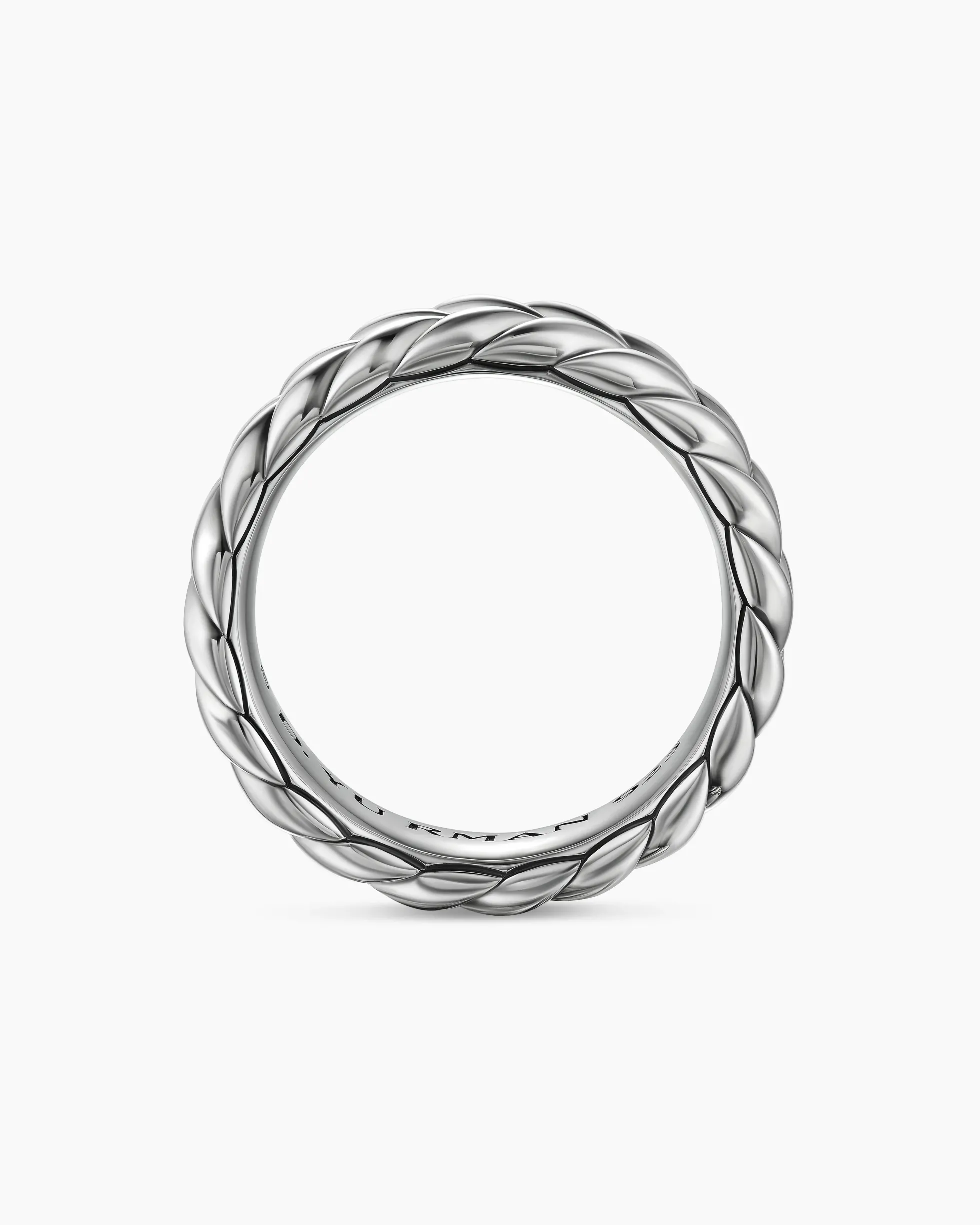 Chevron Band Ring Sterling Silver, 6.2mm