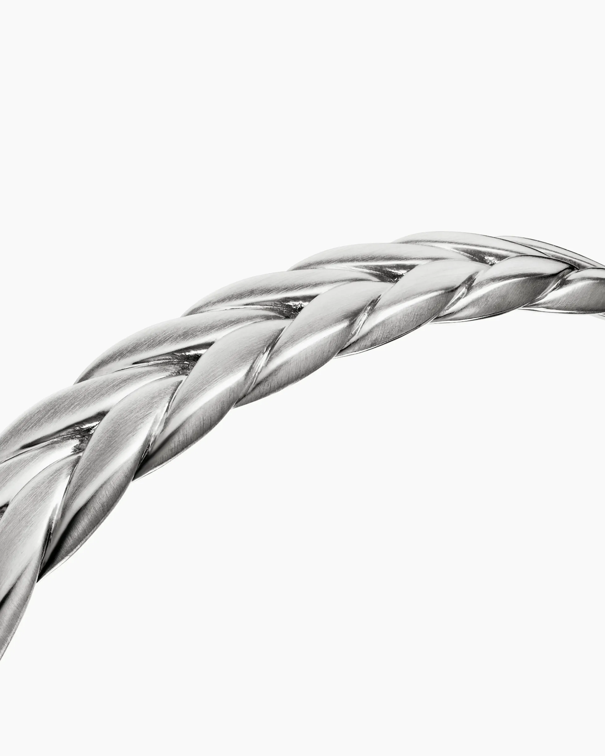 Chevron Cuff Bracelet Sterling Silver, 9mm
