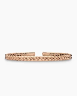 Chevron Flex Bracelet 18K Rose Gold, 5.2mm