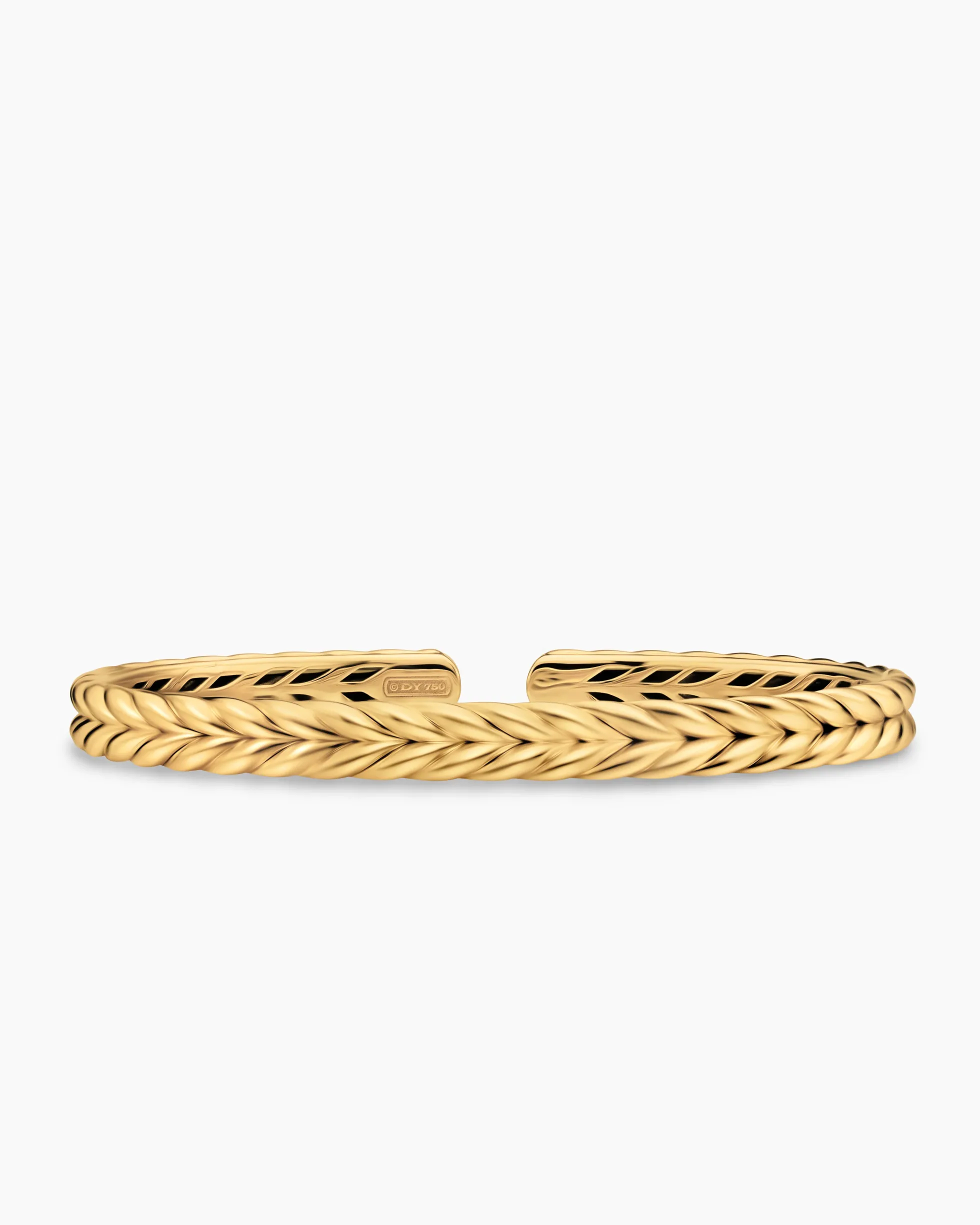 Chevron Flex Bracelet 18K Yellow Gold, 6.4mm