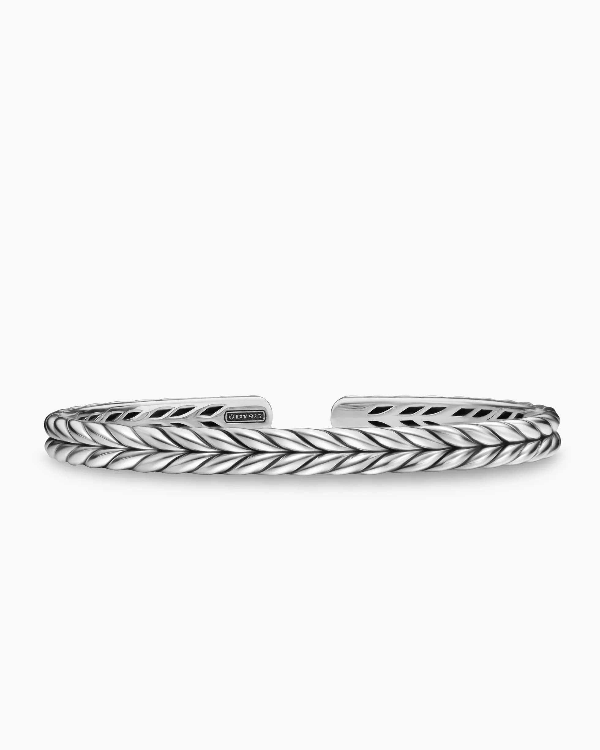 Chevron Flex Bracelet Sterling Silver, 6.4mm