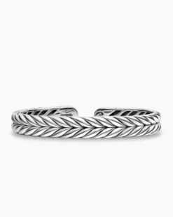 Chevron Flex Bracelet Sterling Silver, 10mm