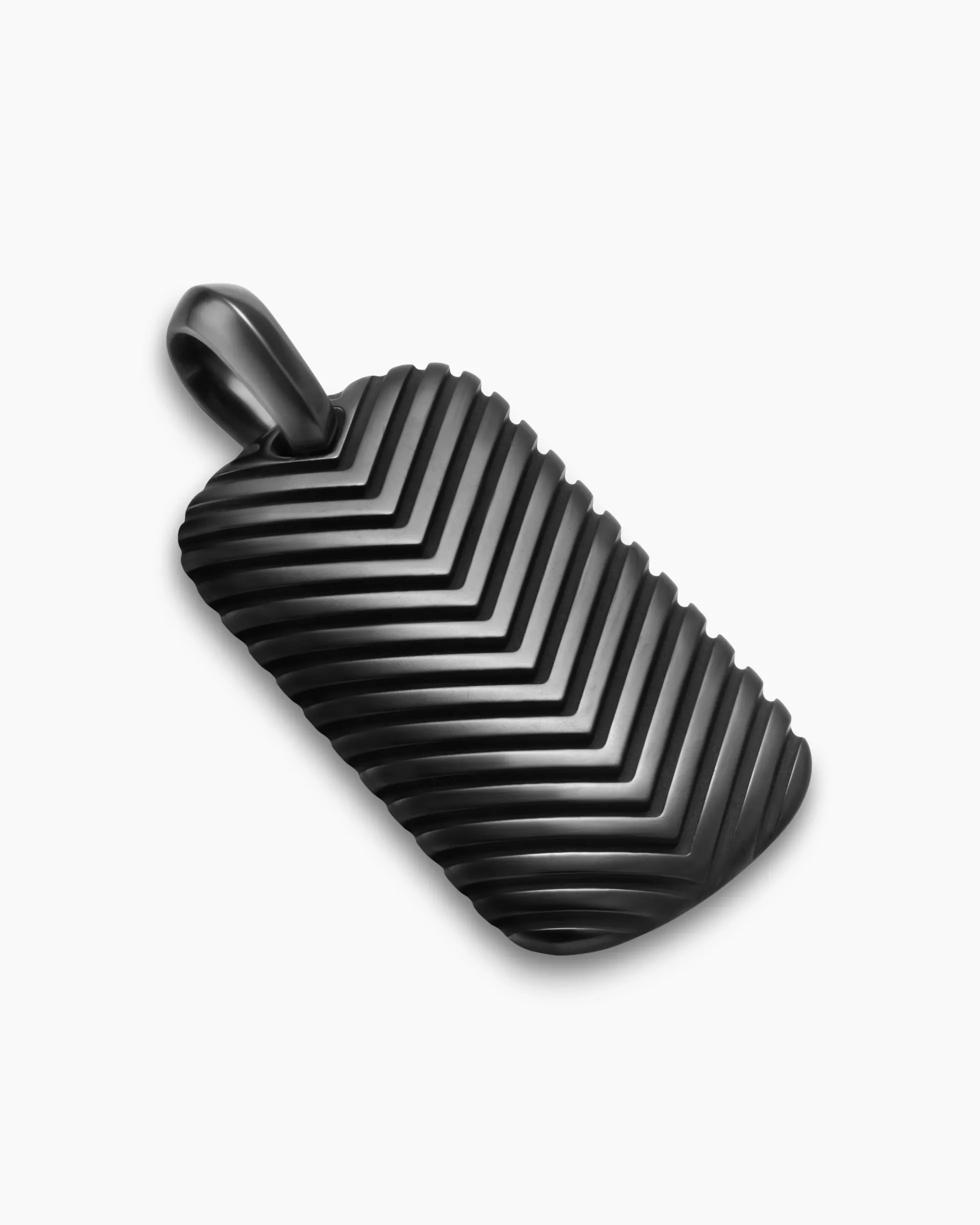 Chevron Tag Black Titanium, 34mm