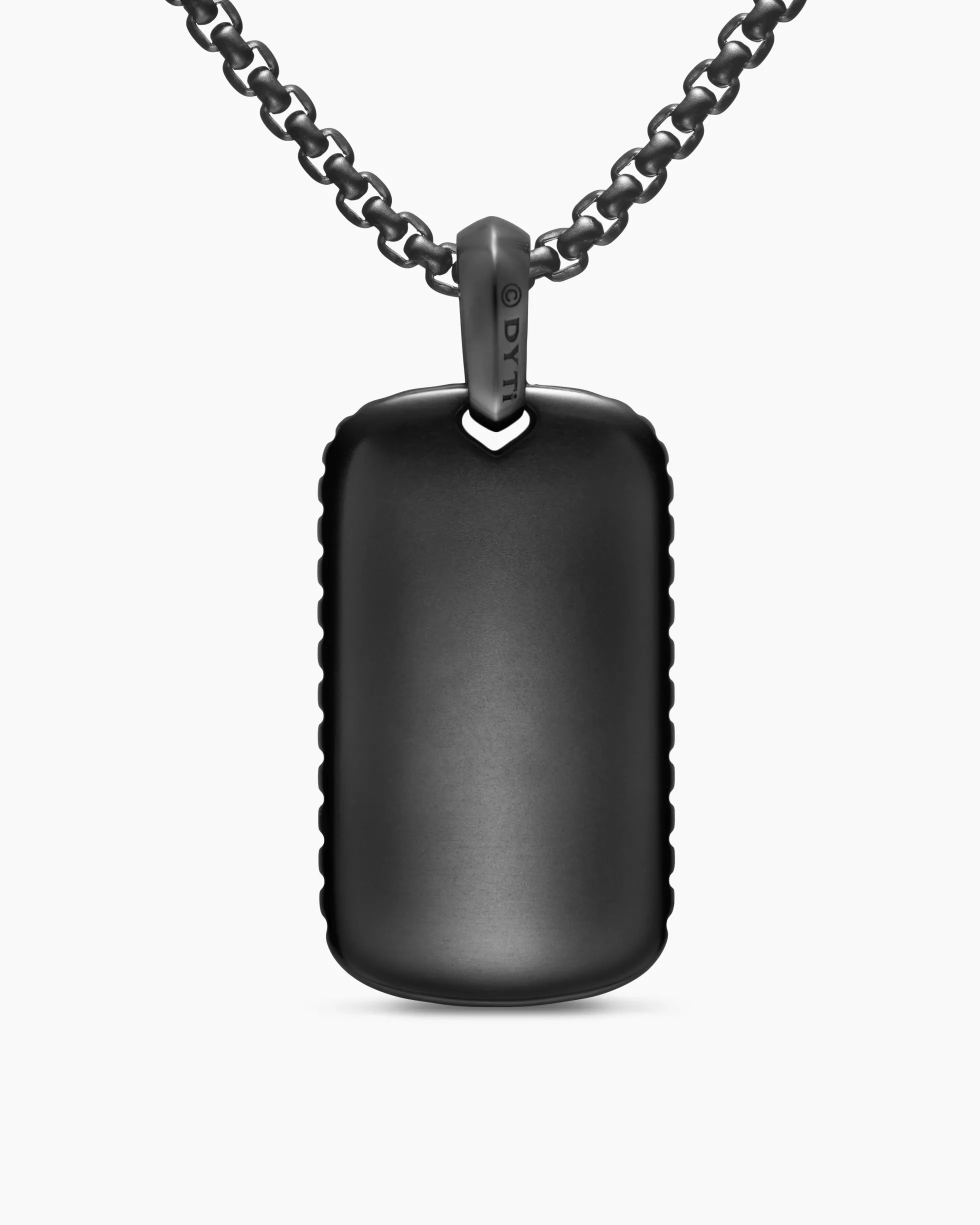 Chevron Tag Black Titanium, 34mm