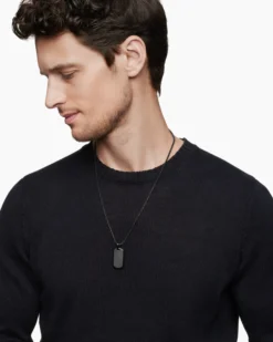 Chevron Tag Black Titanium, 35mm