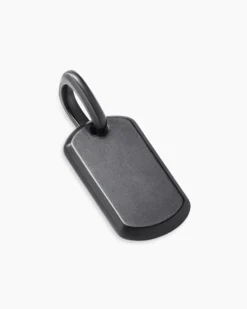 Chevron Tag Black Titanium, 21mm