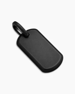 Chevron Tag Black Titanium, 27mm