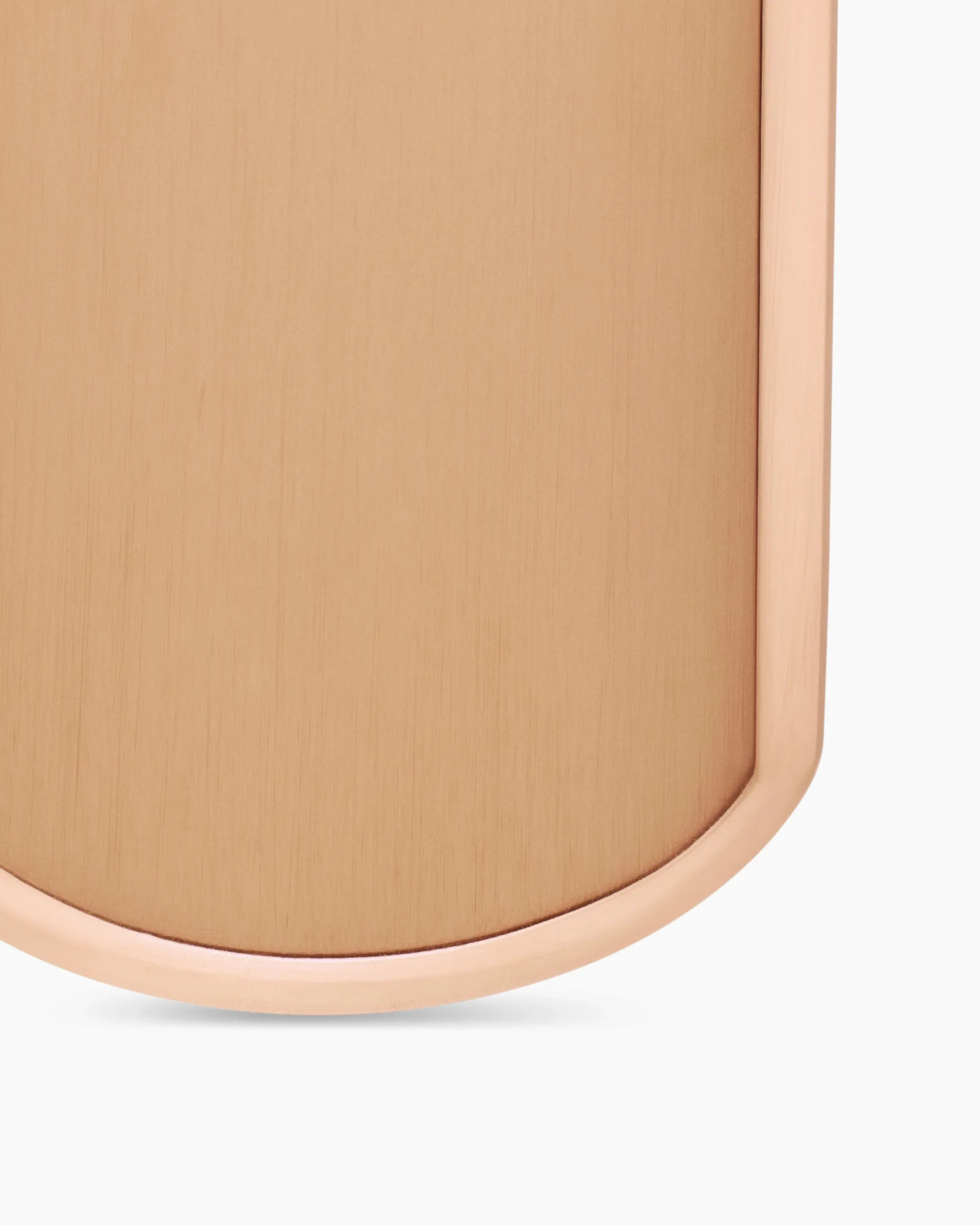 Chevron Tag 18K Rose Gold, 27mm
