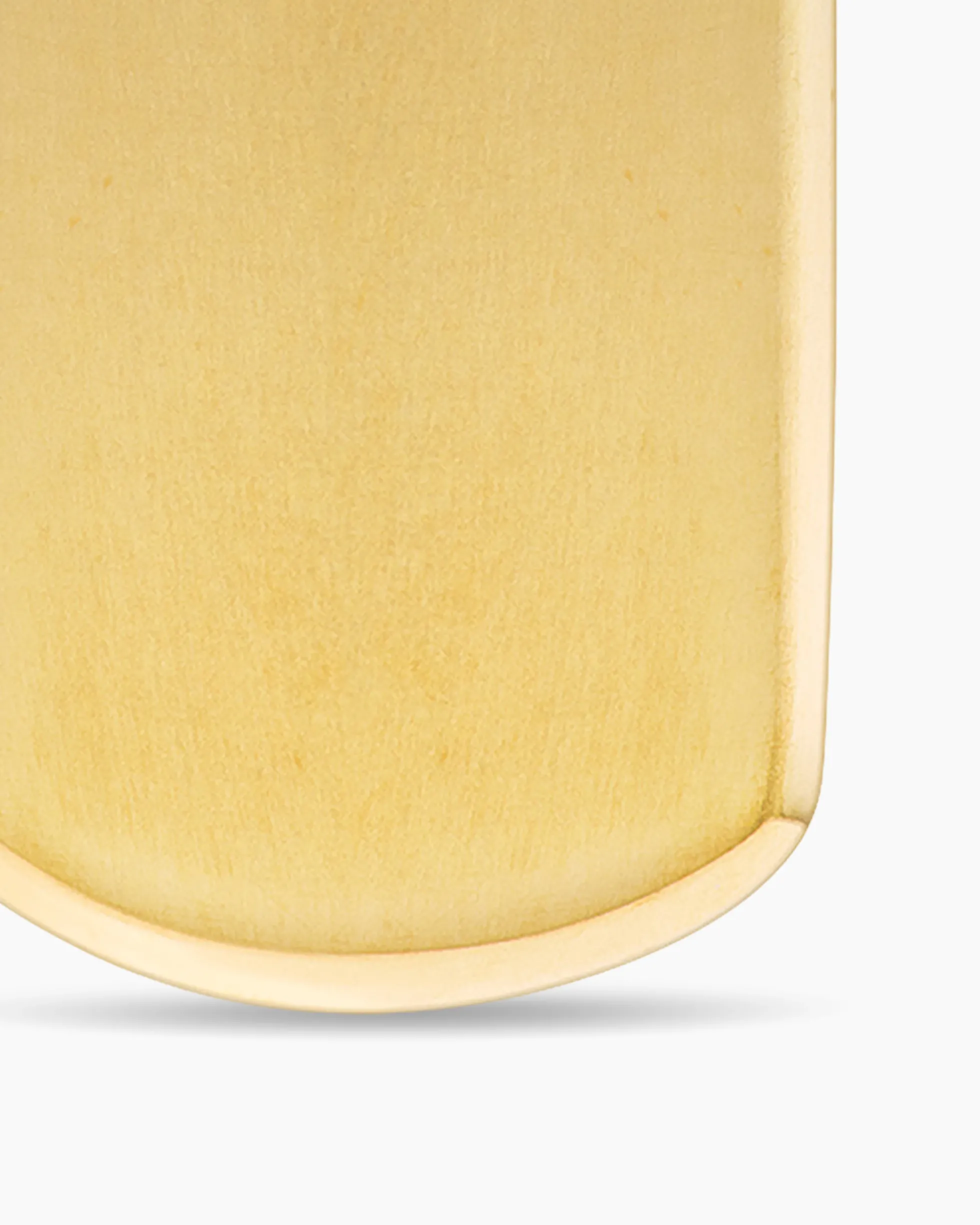 Chevron Tag 18K Yellow Gold, 21mm