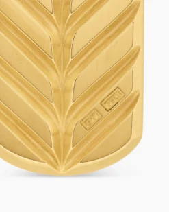 Chevron Tag 18K Yellow Gold, 27mm