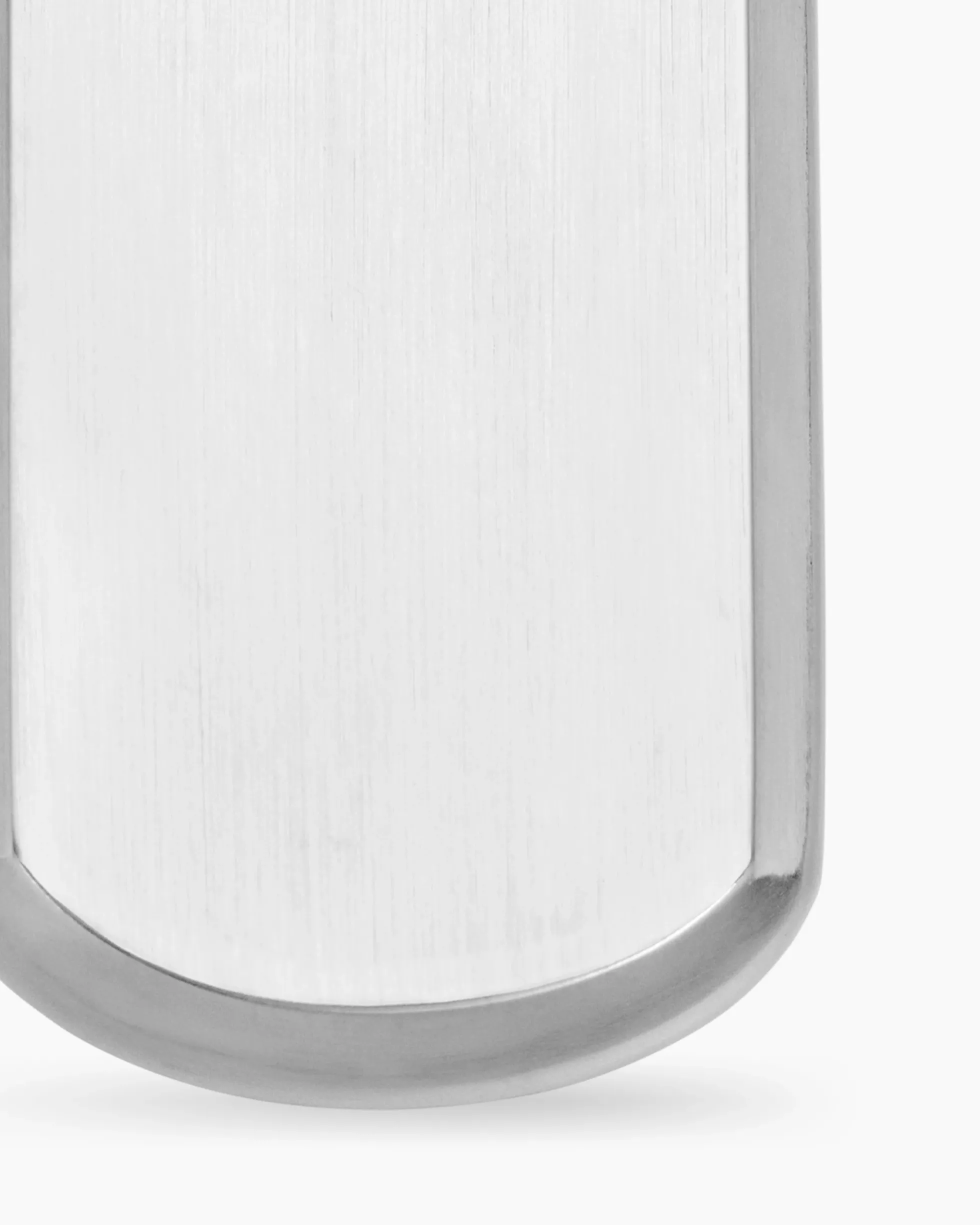 Chevron Tag Sterling Silver, 35mm
