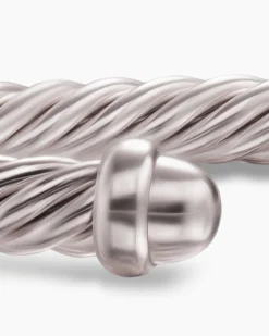 Classic Cable Bracelet Sand Aluminum, 4mm
