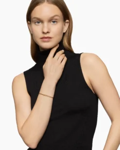 Classic Cablespira® Station Bracelet 18K Yellow Gold with Diamonds, 3mm