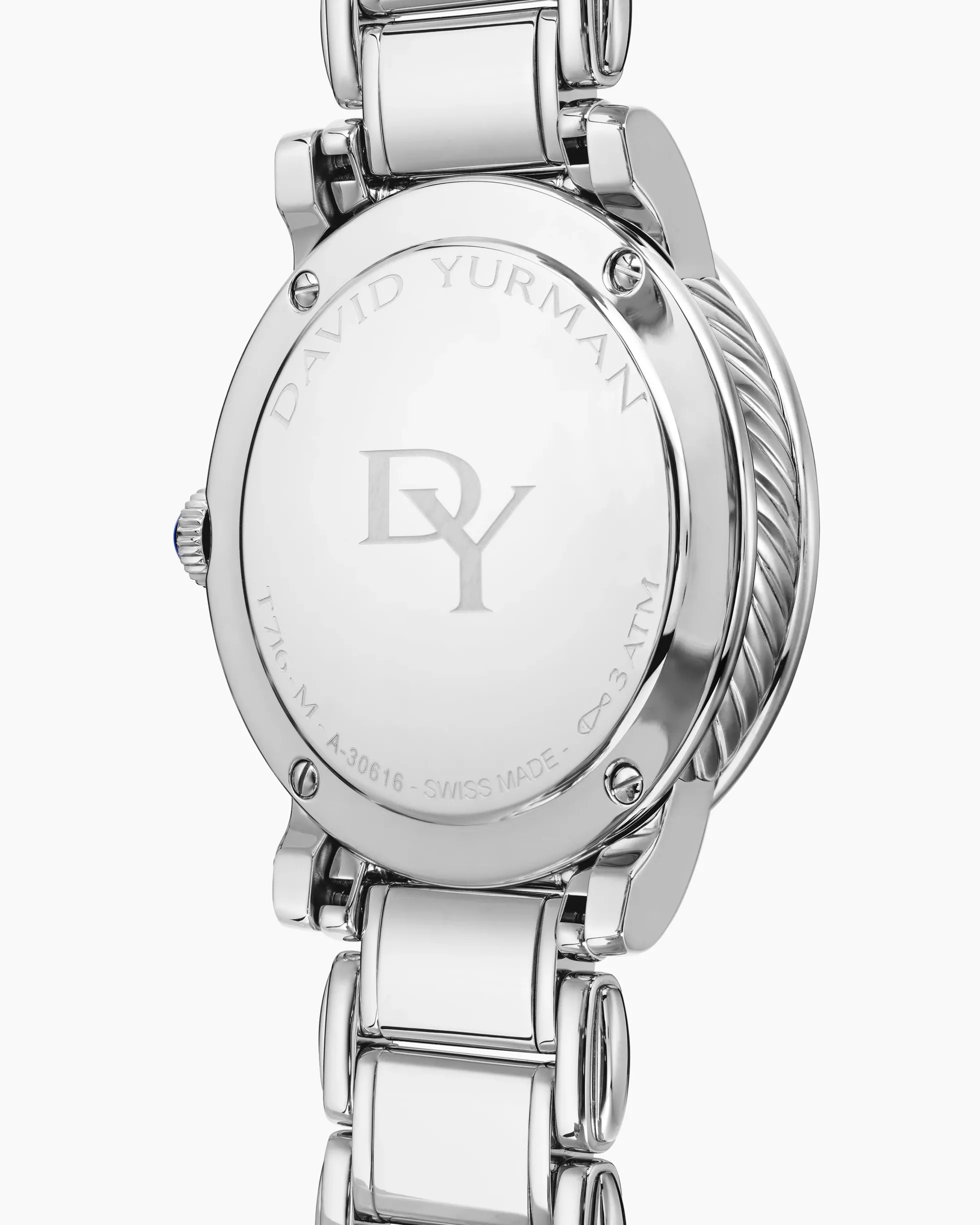 Classic Quartz Watch Stainless Steel with Diamonds, 38mm