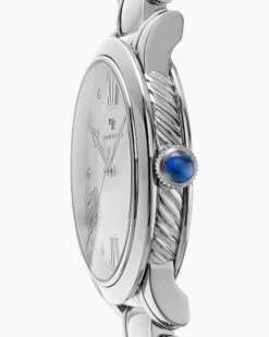 Classic Quartz Watch Stainless Steel with Diamonds, 38mm