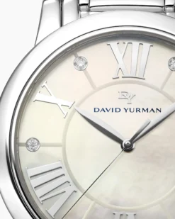 Classic Quartz Watch Stainless Steel with Diamonds, 38mm