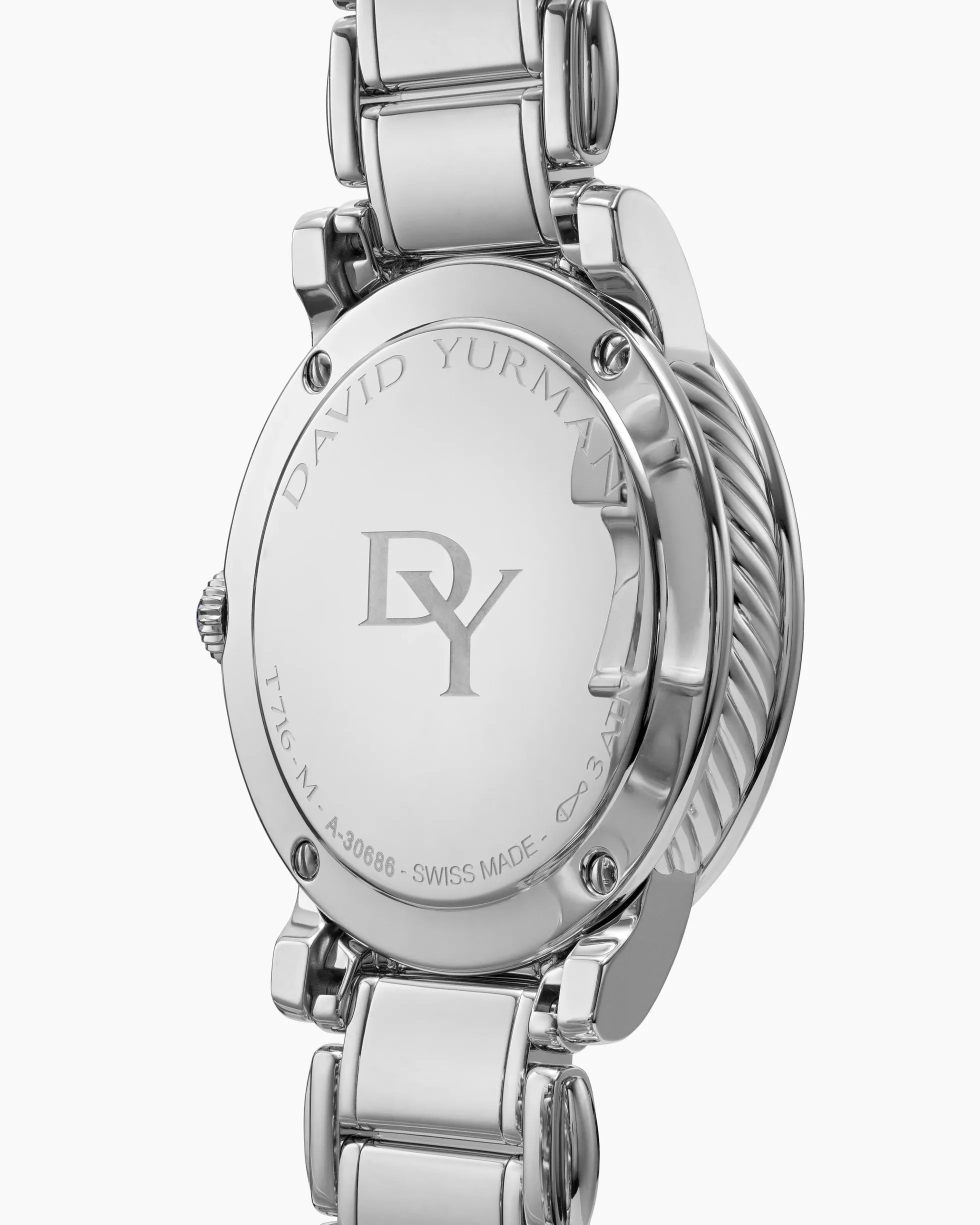 Classic Quartz Watch Stainless Steel with Diamond Bezel, 38mm