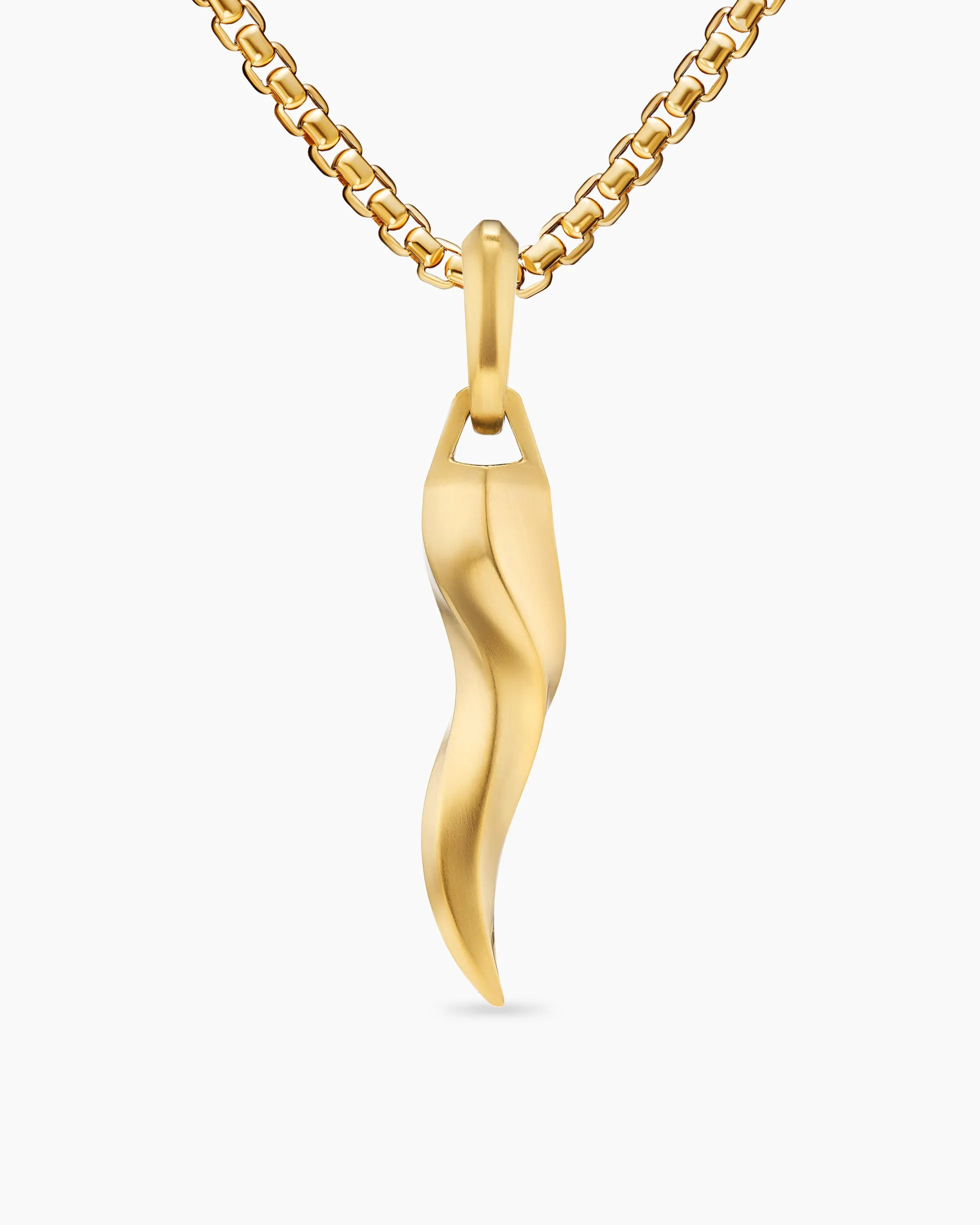 Cornicello Amulet 18K Yellow Gold, 30mm