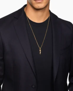Cornicello Amulet 18K Yellow Gold, 30mm