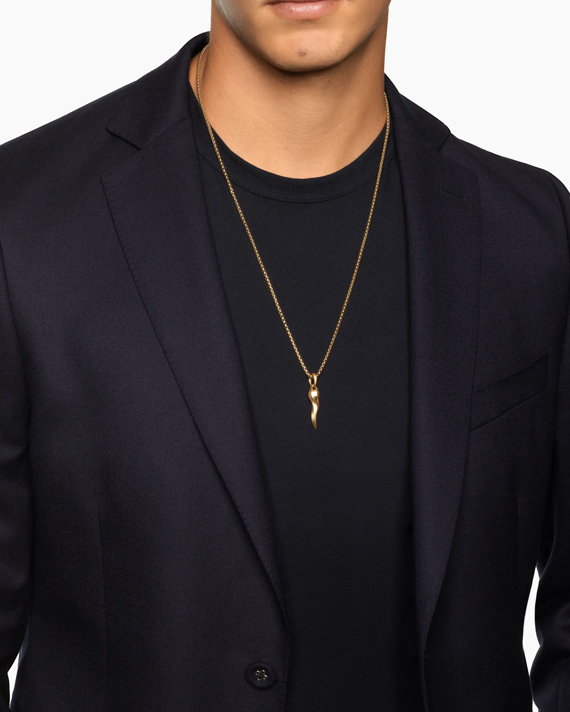 Cornicello Amulet 18K Yellow Gold, 30mm