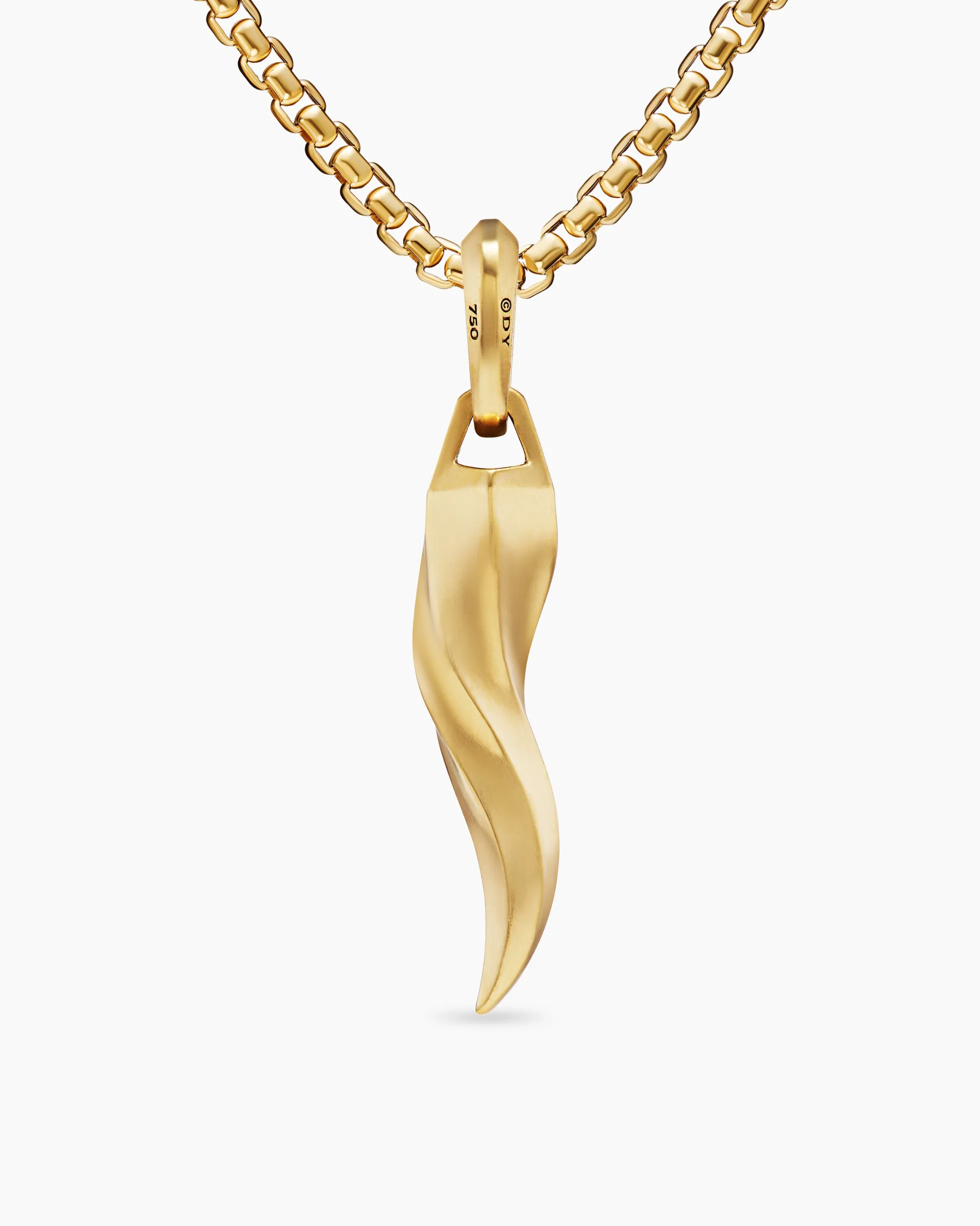 Cornicello Amulet 18K Yellow Gold, 30mm