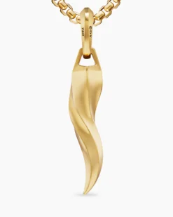 Cornicello Amulet 18K Yellow Gold, 30mm