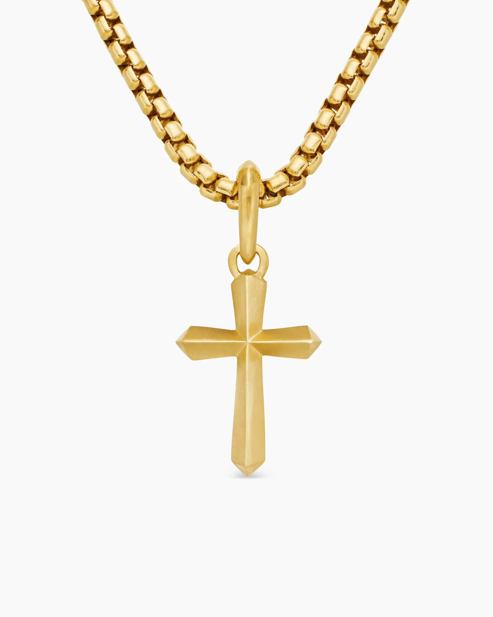 Cross Amulet 18K Yellow Gold, 19mm