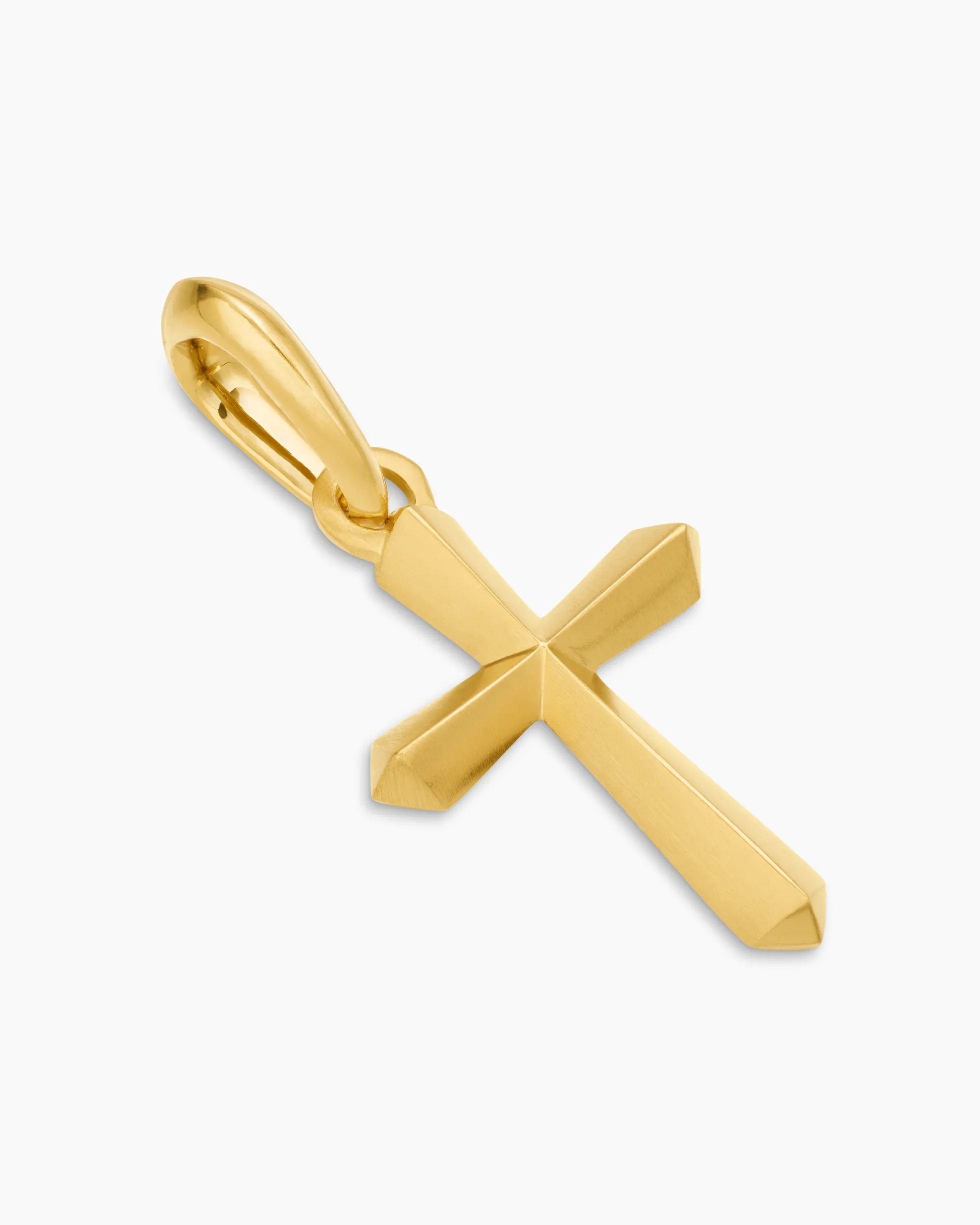 Cross Amulet 18K Yellow Gold, 19mm