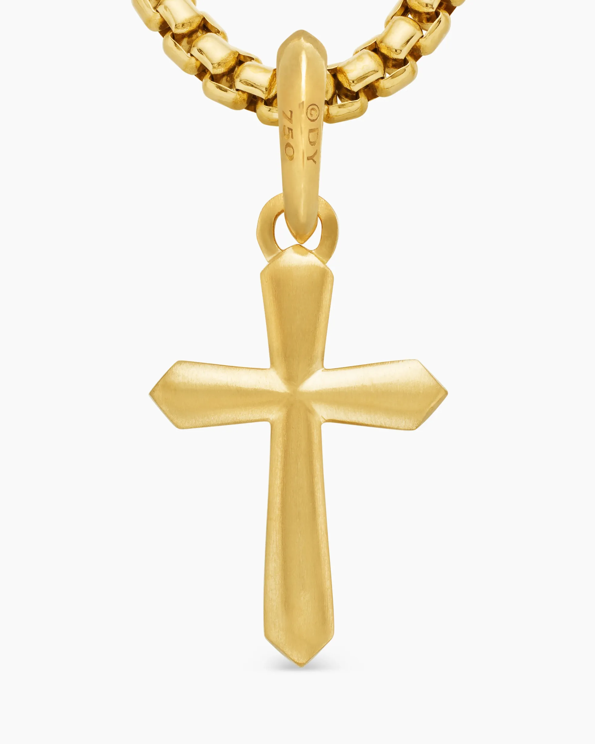 Cross Amulet 18K Yellow Gold, 19mm