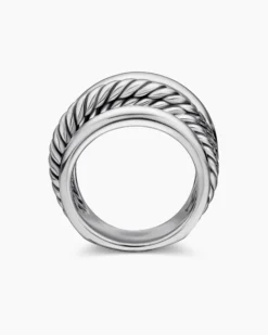 Crossover Ring Sterling Silver, 14.7mm