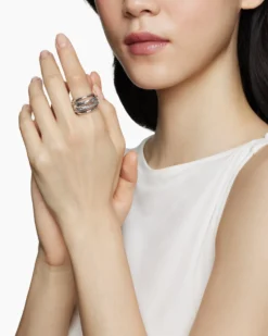 Crossover Ring Sterling Silver, 14.7mm