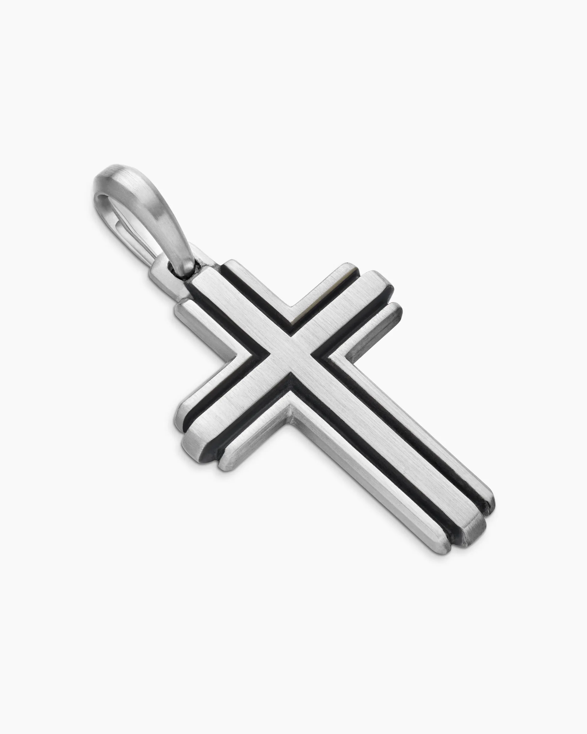 Cross Pendant Sterling Silver, 34mm