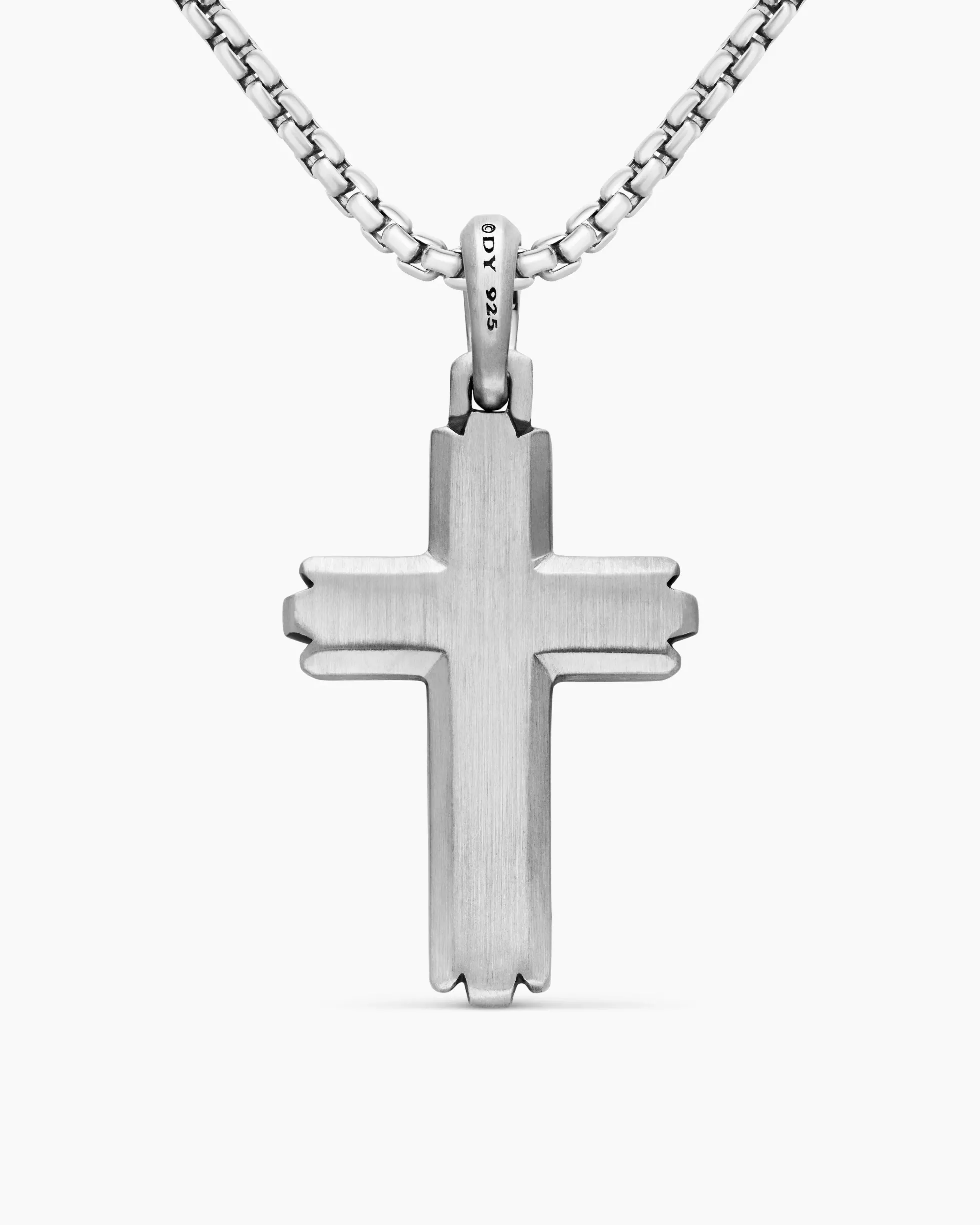 Cross Pendant Sterling Silver, 34mm