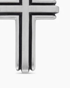 Cross Pendant Sterling Silver, 34mm