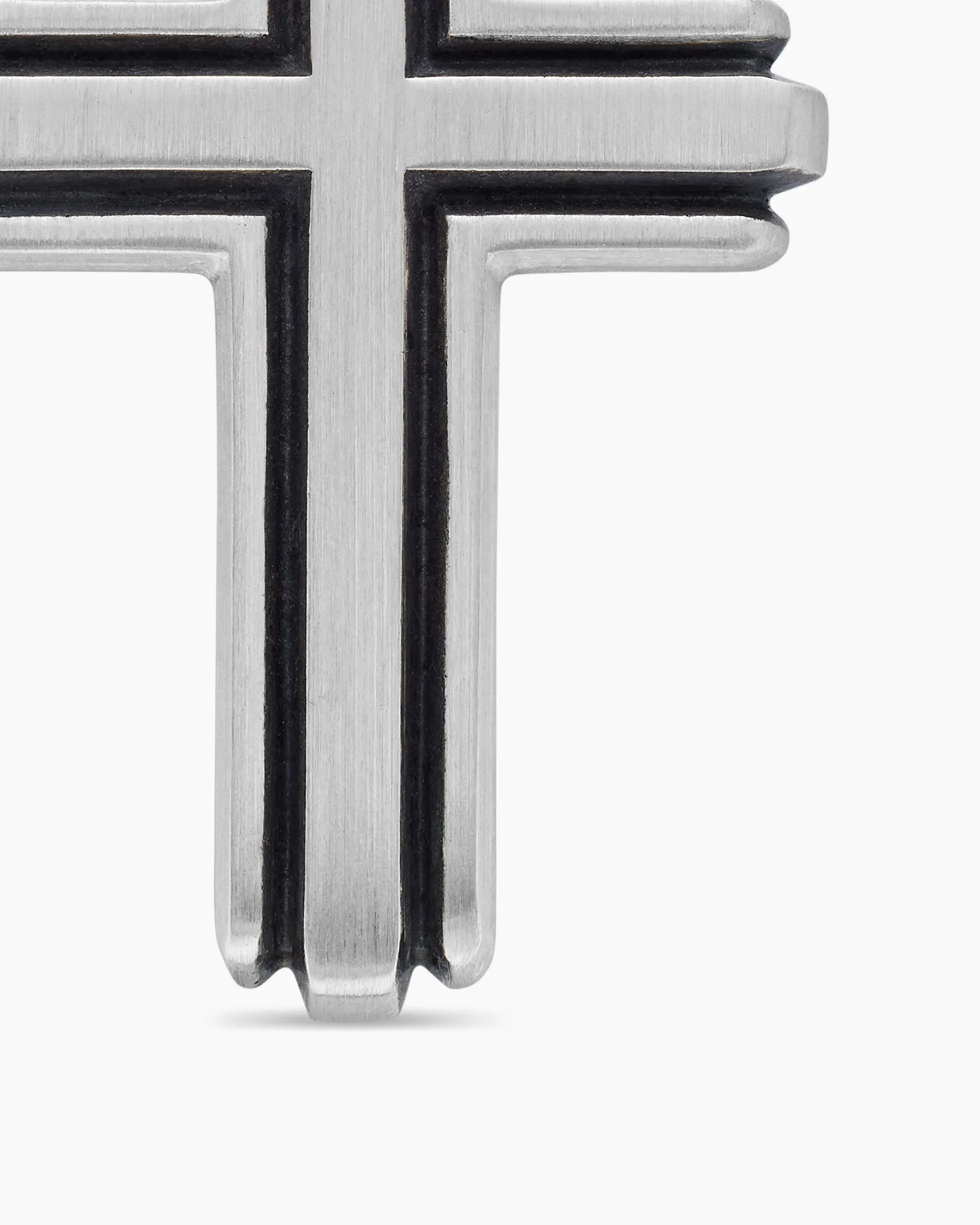 Cross Pendant Sterling Silver, 34mm