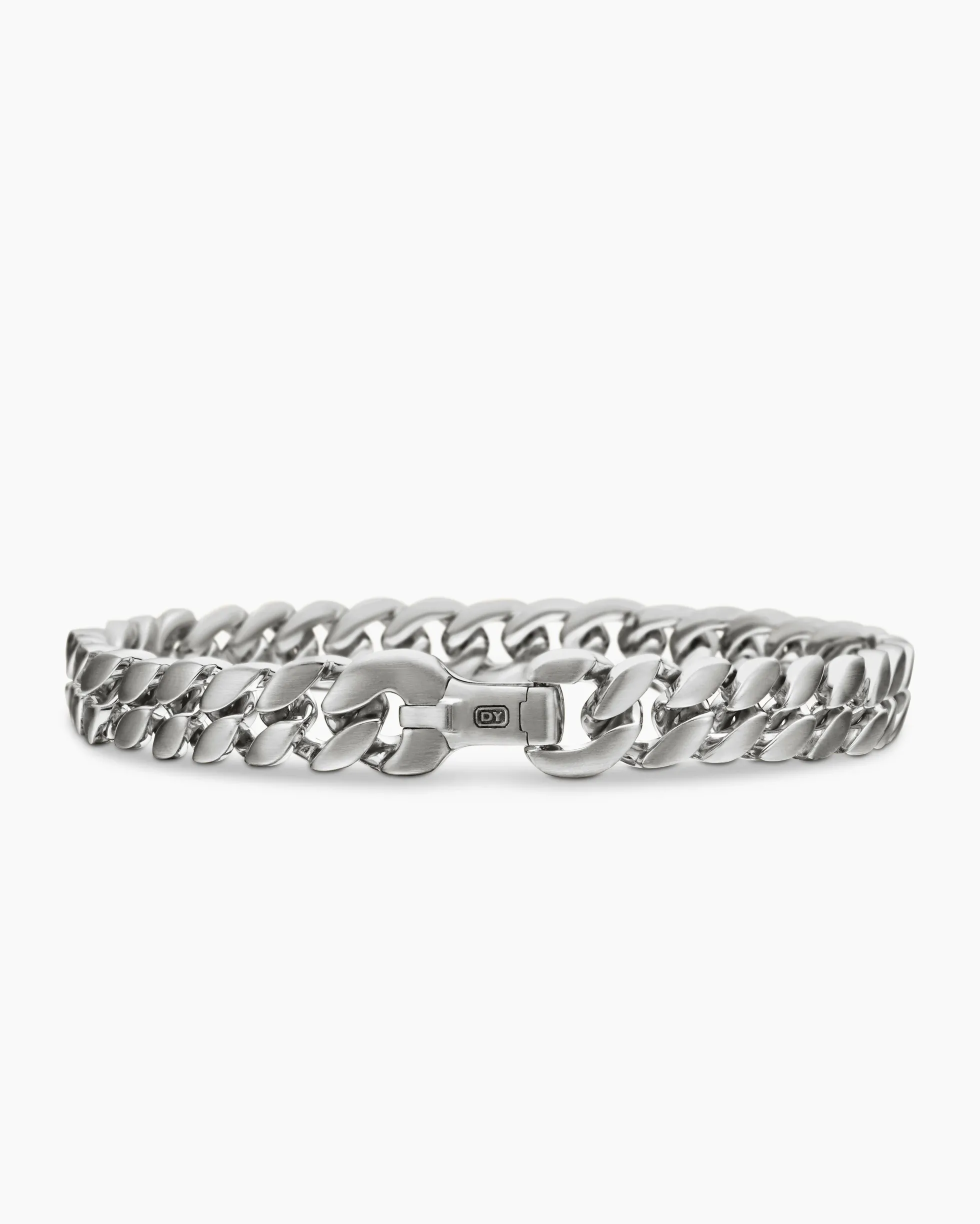 Curb Chain Bracelet Sterling Silver, 8mm