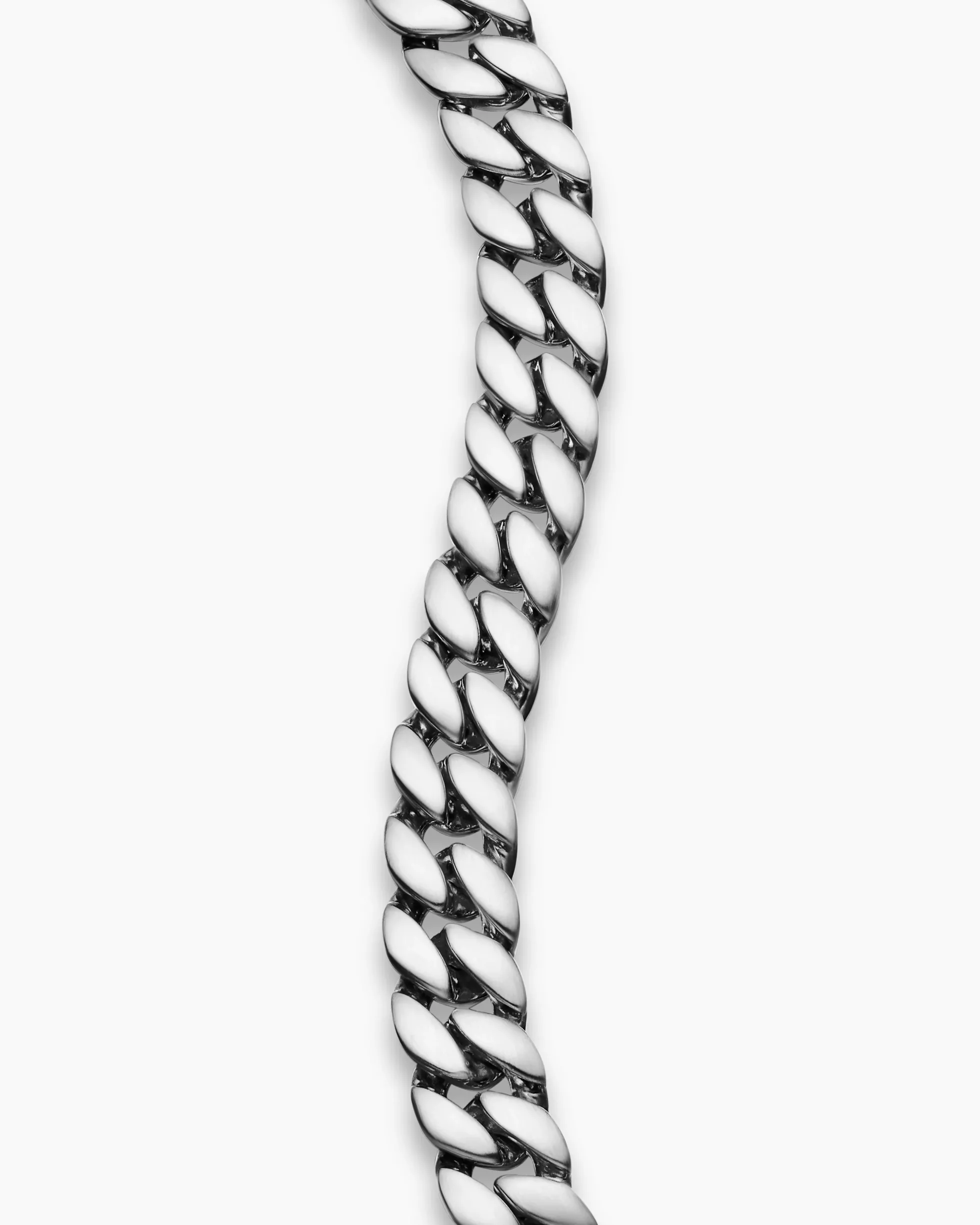 Curb Chain Bracelet Sterling Silver, 6mm