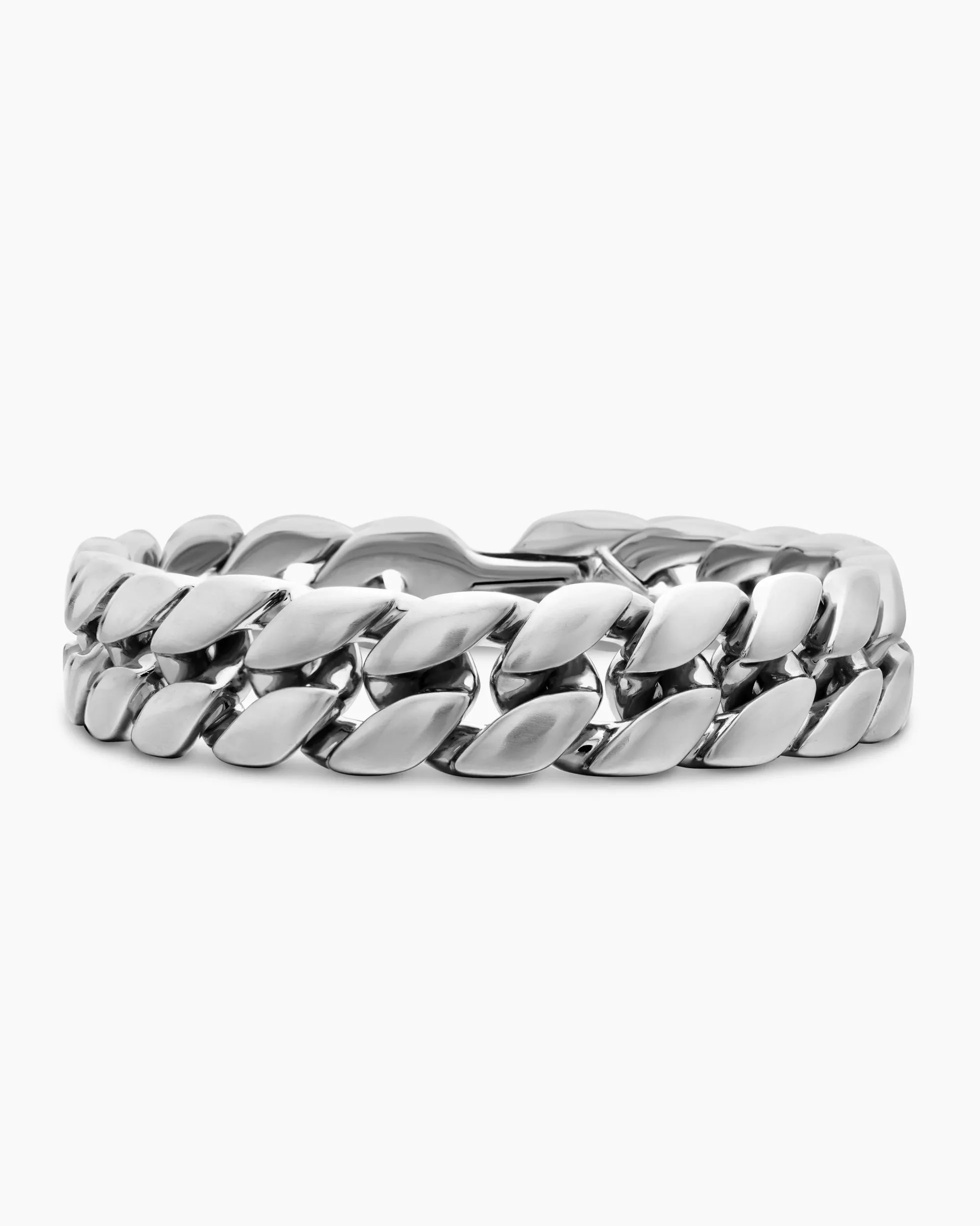 Curb Chain Bracelet Sterling Silver, 14.5mm