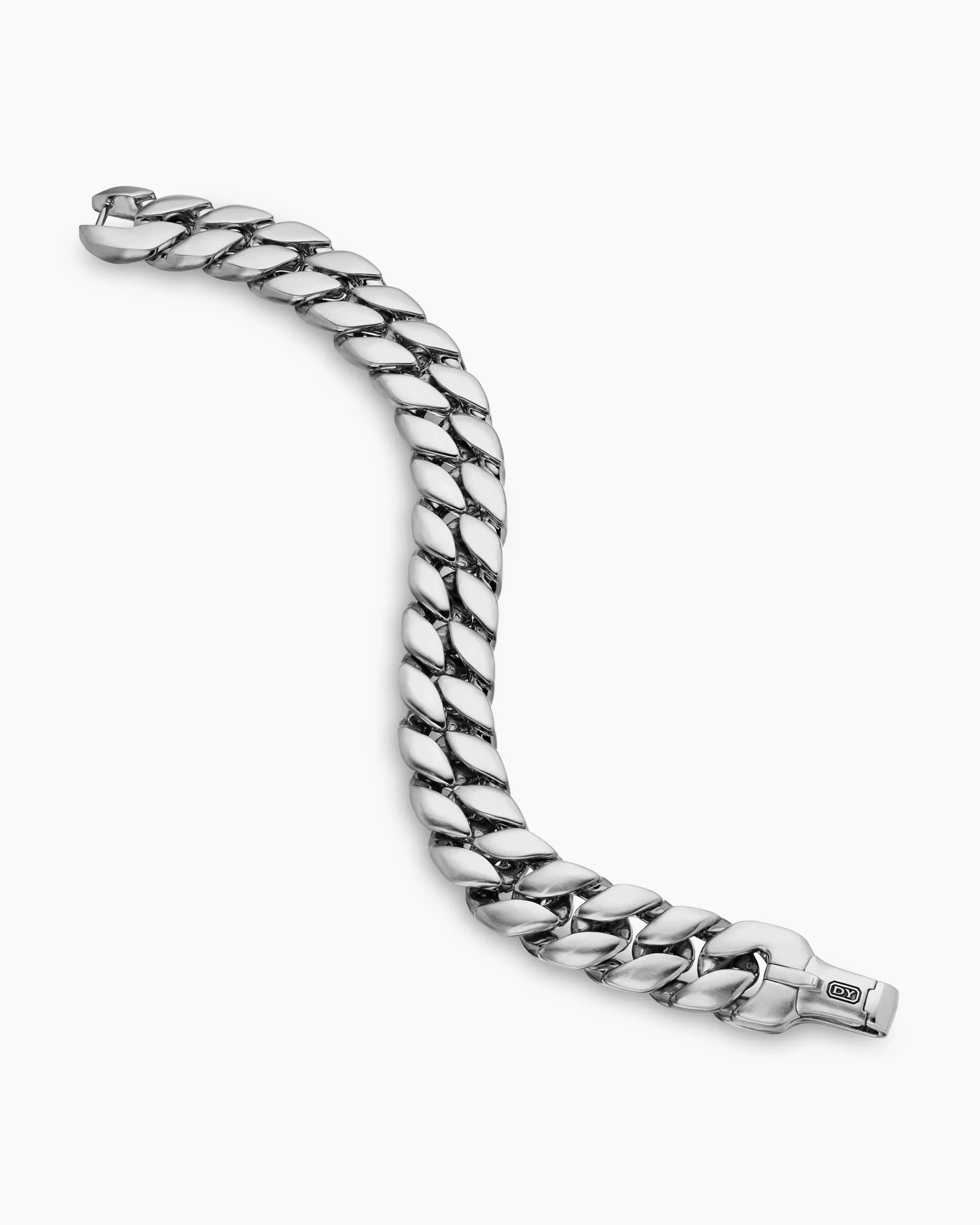 Curb Chain Bracelet Sterling Silver, 14.5mm