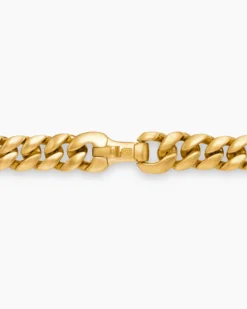 Curb Chain Necklace 18K Yellow Gold, 6mm