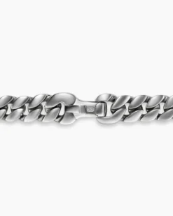Curb Chain Necklace Platinum, 6mm