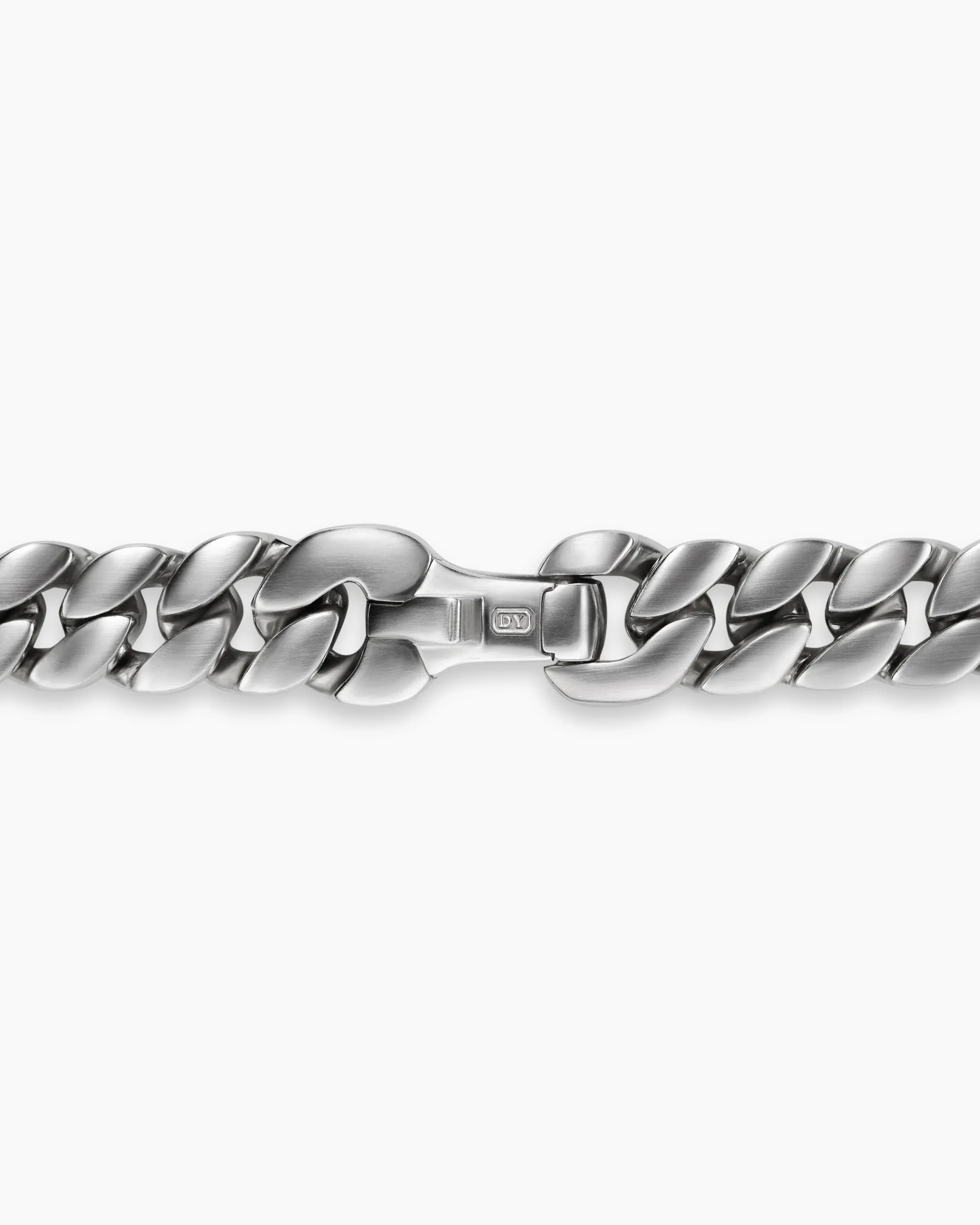 Curb Chain Necklace Platinum, 6mm
