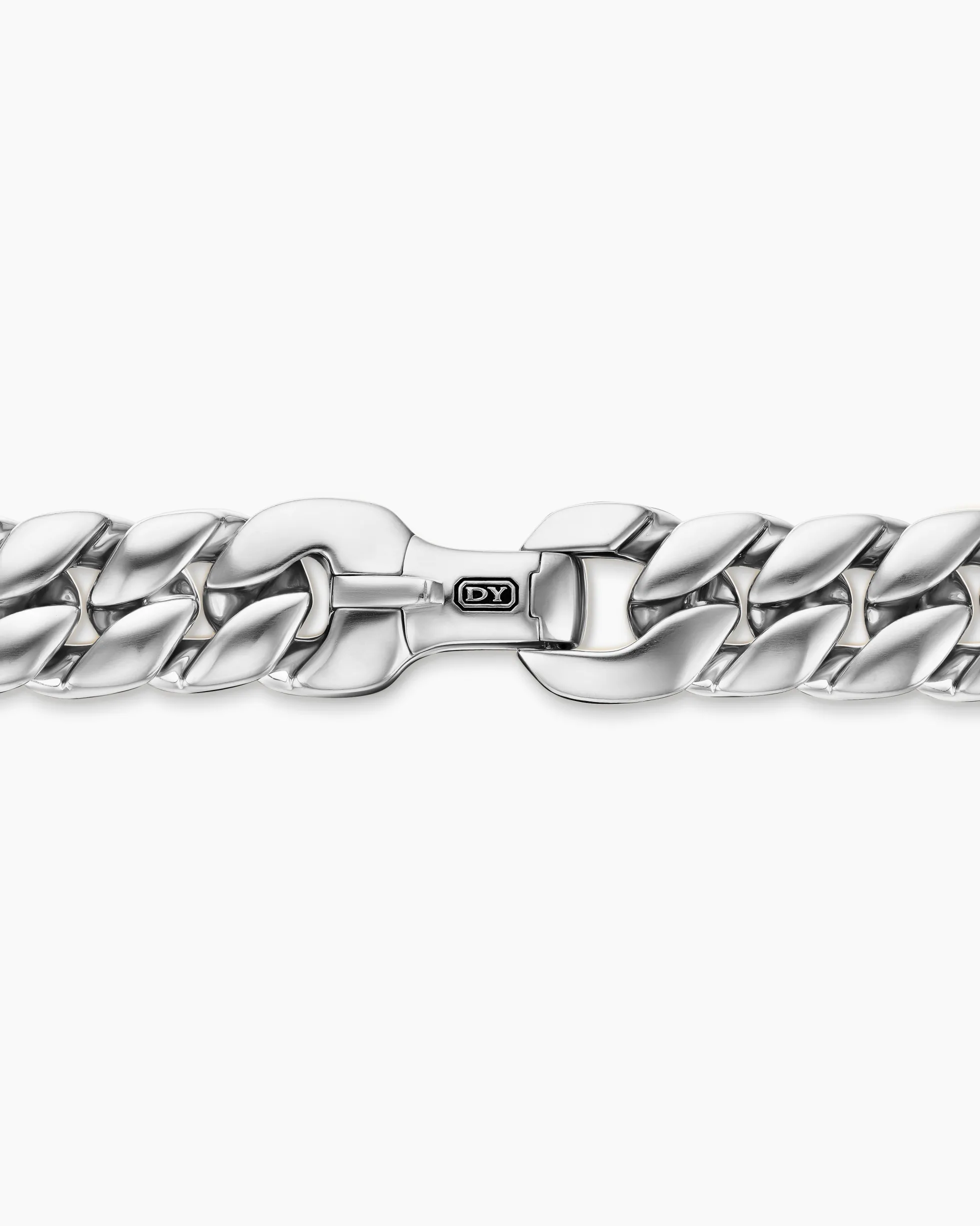 Curb Chain Necklace Sterling Silver, 11.5mm