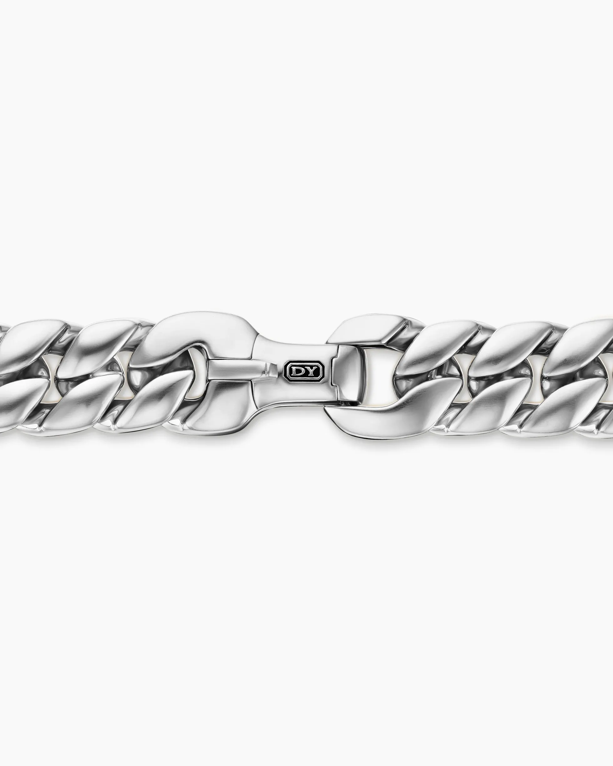 Curb Chain Necklace Sterling Silver, 11.5mm
